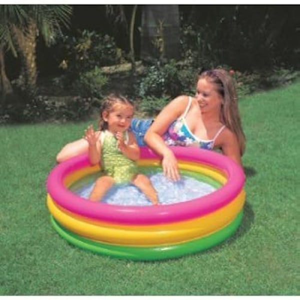 Uppblåsbar pool för barn - Intex - Standard - Flerfärgad - 30 x 47,5 x 25,5 cm Flerfärgad