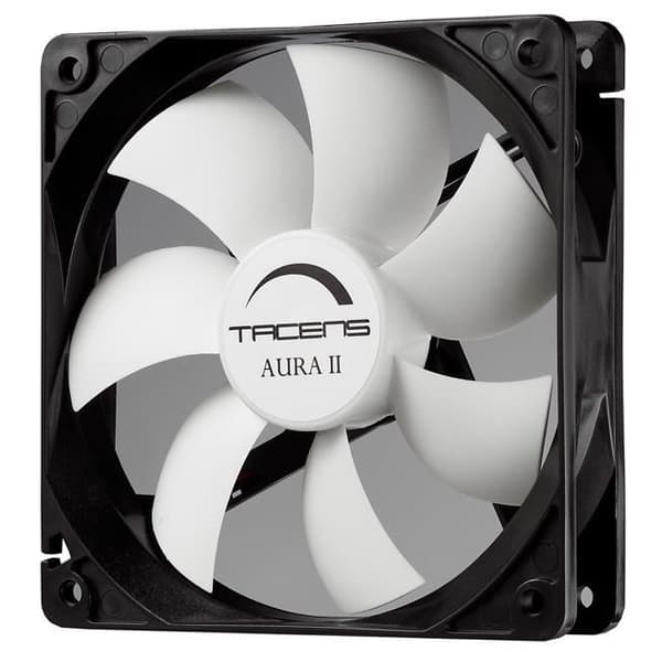 Tuulettimen - TACENS - Aura II 12cm - Musta - 50 cfm - 12 dB