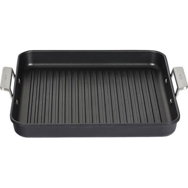 Grill firkantet - Valira - Aire - Aluminium støbt - 28 x 28 cm - Non-stick multilag sort