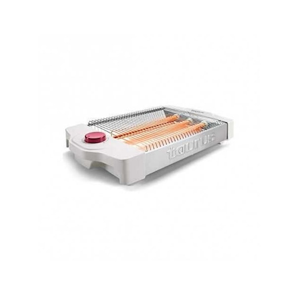 TAURUS Neptuno Plus 900W vit brödrost - 2 skivor - Avtagbar smulbricka Vit
