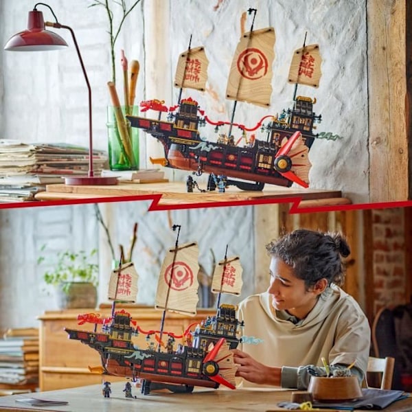 LEGO NINJAGO 71848 Aarretemppeli - Rakennussarja pojille 14 vuodesta ylöspäin - Laiva