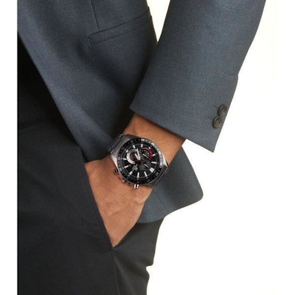 CASIO - Klocka i rostfritt stål - EDIFICE - Grå Pengar