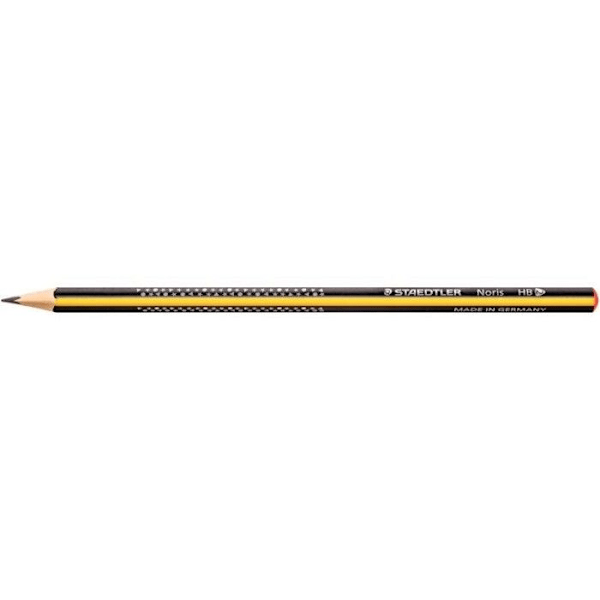 Pencilcase - STAEDTLER - Noris eco 183 - Triangulär - HB-mina - 12 stycken Svart
