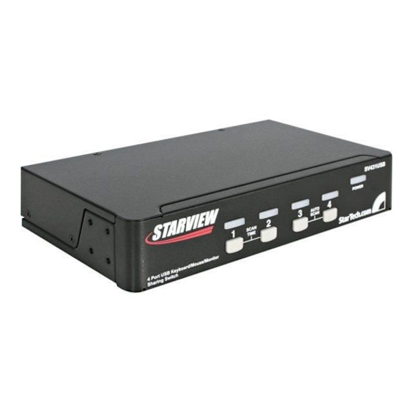 StarTech.com 4 Ports VGA USB Rack Mount KVM Switch - KVM Switch - 1920 x 1440 (SV431USB)