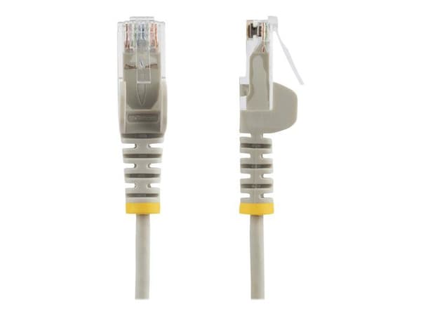 StarTech netværkskabel 1,5 m Grå (kabel - Grå Slank CAT6 patchledning 1,5 m) - N6PAT150CMGRS