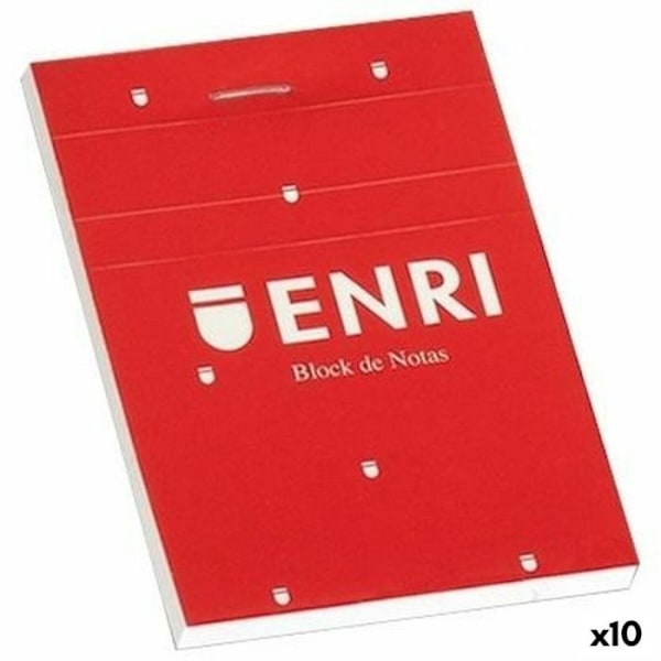 Papirpakke - notesbog - notesbog Enri - 100101102 - Pakke med 10 soft cover grapados notesblokke, A6/105 x 148 mm