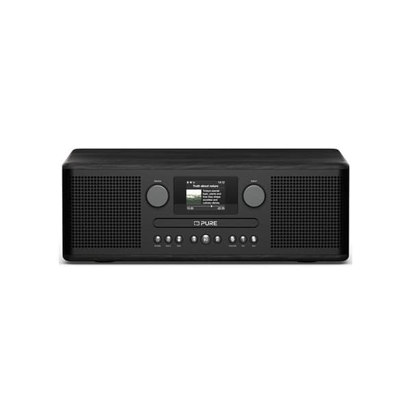 HiFi-system - PURE - Classic C-D6i - Internet Radio - CD-afspiller - 2x 15W Sort/ask