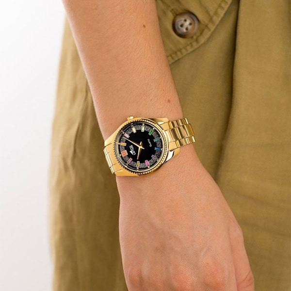Armbåndsur Kvinde 18902/6 Svart