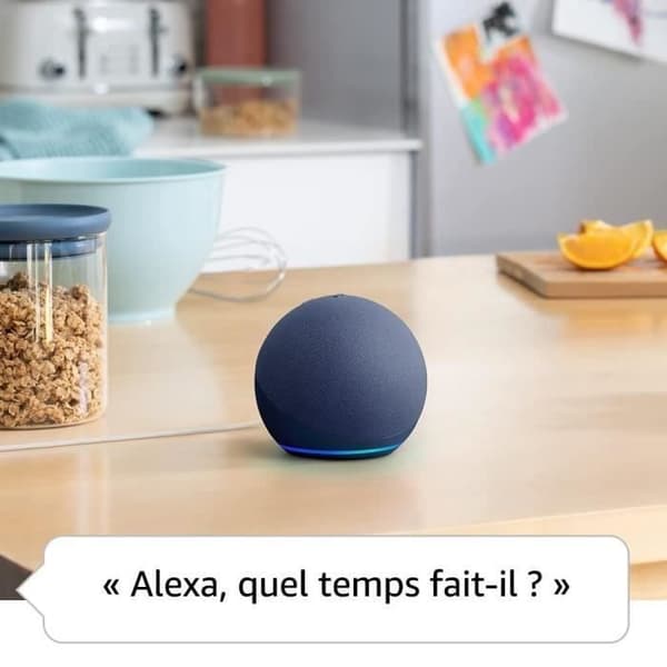 Stemmende assistent - AMAZON - ECHO DOT (5. generation) - Indbygget Alexa - Hvid Hvid