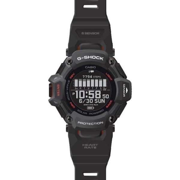 Kello - CASIO - G-Shock Sport - GBD-H2000-1AER - Musta ja oranssi