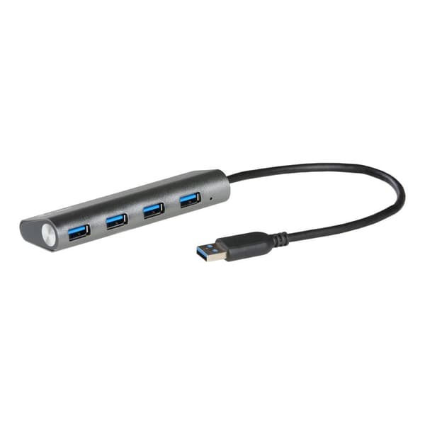 USB Hub - I-TEC - Metalli - 4 Porttia USB 3.0 - Ulkoinen - PC, Mac