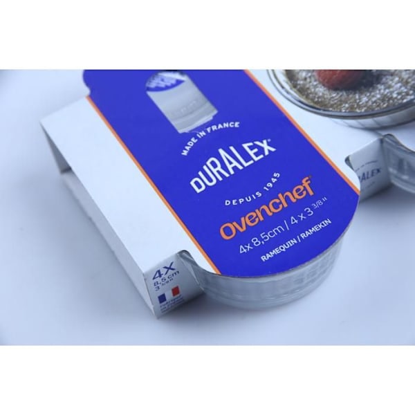 Ramekin - DURALEX - Uunilevy Läpinäkyvä - 8,5 cm - Karkaistu lasi - Läpinäkyvä Transparent