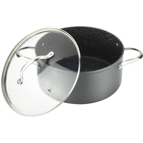 Fagor SAVIA 20 Kokkikattila Granitista, Halkaisija 20 cm, Lasikansi, Konekuumennettu Alumiinikattila