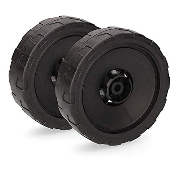 Pakke med 2 baghjul - Koma Tools - 08759 - Sort farve - Kompatibel med forskellige modeller