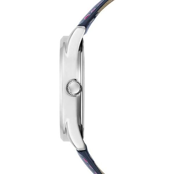 Klocka - Guess - Clearly GW0480L1 - Kvarts - Blå läder - 36 mm Mångfärgad Flerfärgad, blå