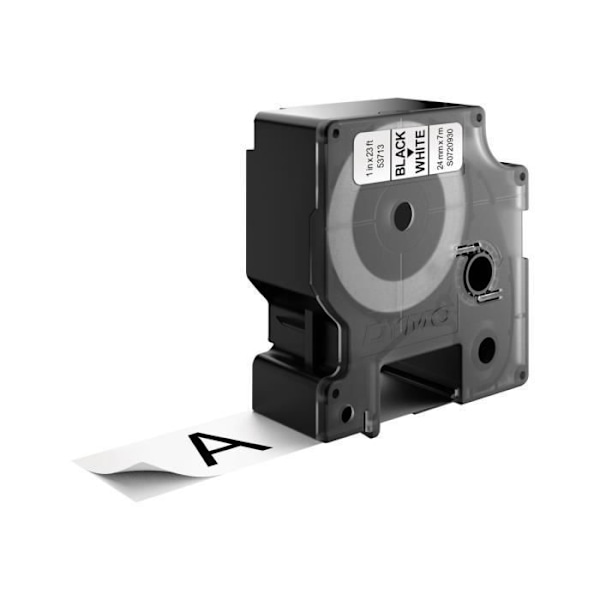 DYMO D1 Glans sort på hvid Rulle (2,4 cm x 7 m) 1 rulle(r) tape til LabelMANAGER