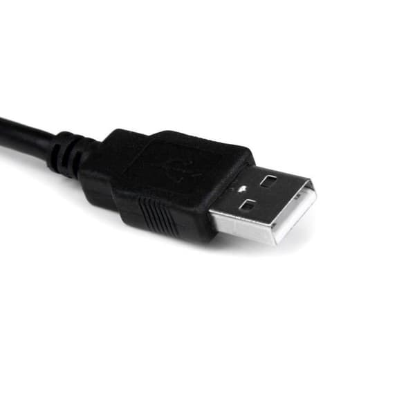 Kabeladapter - StarTech - USB til DB9 RS232 seriel - 30 cm - COM-port hukommelse - Sort
