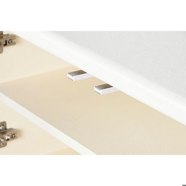 MDF-puinen TV-näyttökaluste DKD Home Decor 160x37x50 cm Vit