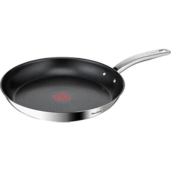Induktionspande - TEFAL - Intuition B8170444 - Rustfrit stål - 24 cm - Non-stick