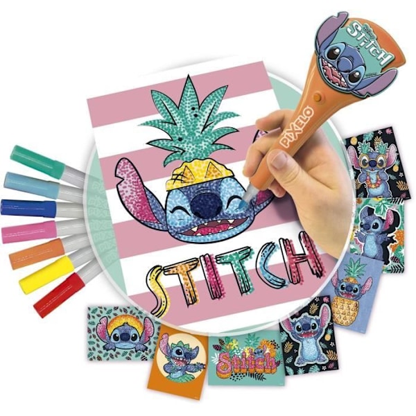 LELU - LANSAY - Pixelo Stitch - 8 kuvaa - Monivärinen - Alkaen 6 vuotta Flerfärgad