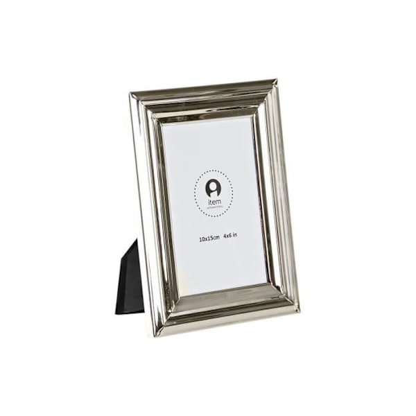 silver metall fotoram 15 x 2 x 20 cm