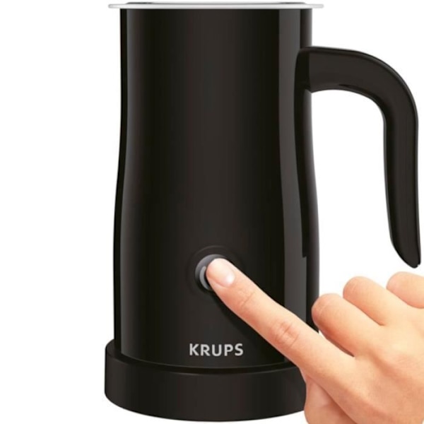 KRUPS XL100810 automatisk mælkeskummer - 2 skum- og varmefunktioner - Sort