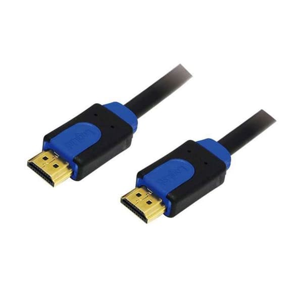 HDMI-kabel - Logilink - CHB1102 - 2m - 4K - 3D - Ethernet Sort, blå