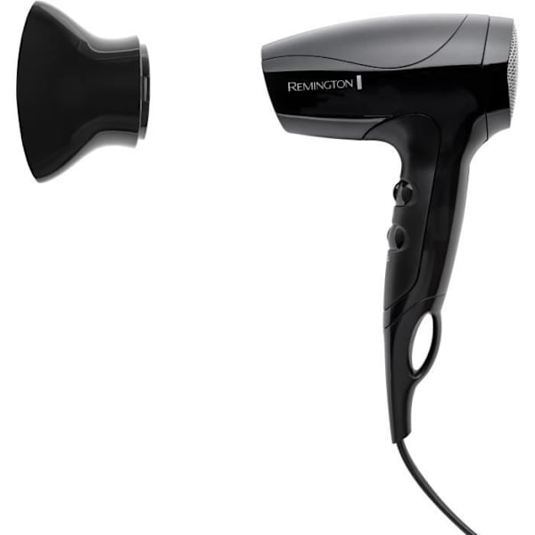 Kompakti hiustenkuivain - REMINGTON - D5000 - 2000 W - 2 nopeutta - Musta Svart