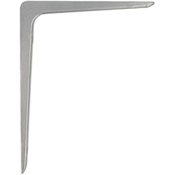 Fäste för vägghyllor - AMIG - Palomilla modell - Stål - Grå färg - 250x200 mm Metallic Grå