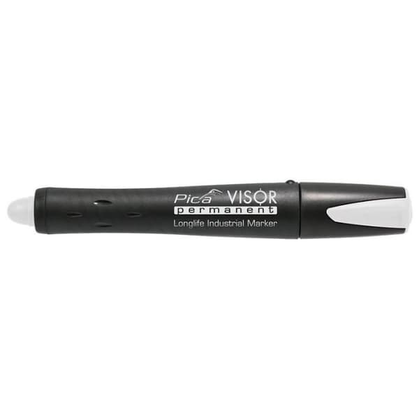 Permanent marker - VISOR - Pica - Indelible - Hvid Hvid