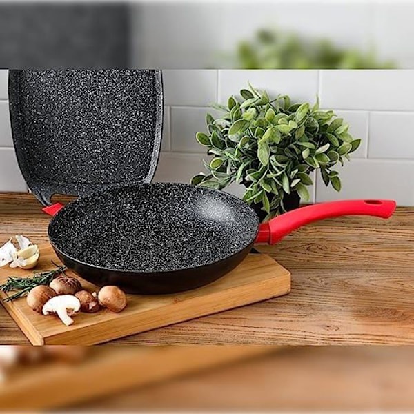 Stegepande - SAN IGNACIO - Toledo - Smedet aluminium - Ø 24 cm - Non-stick Svart