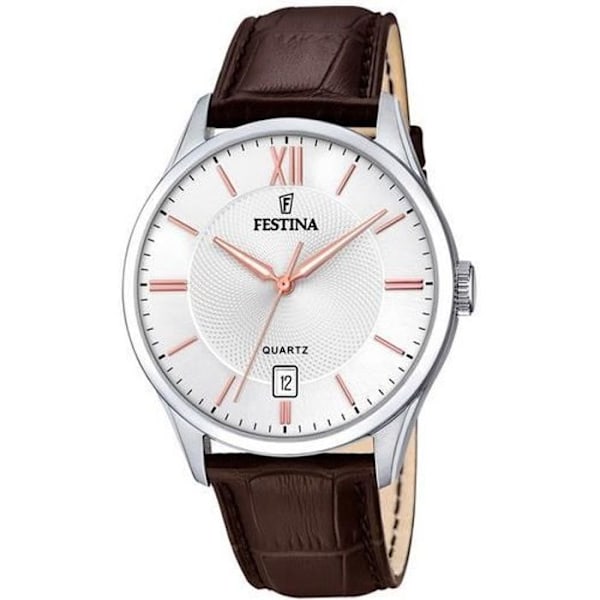 Ur - Festina - F20426-4 - Sølv - Sort - Vandtæthed 5 ATM Silver, Svart