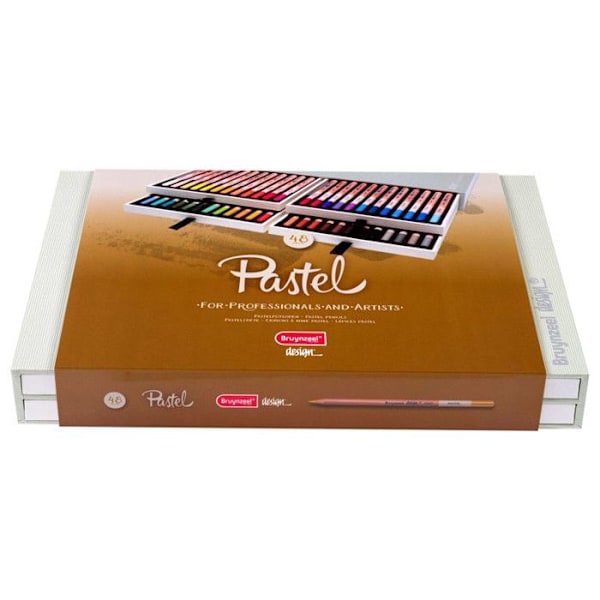 Pastellikynät - Bruynzeel - 48 kappaletta - Erilaisia värejä - Korkea laatu - Sekoitus Blandade färger