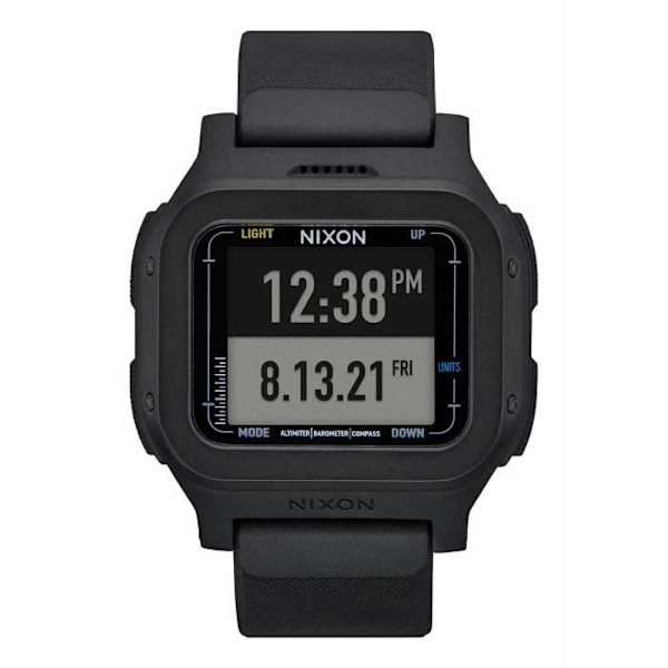 Ure - Nixon - Regulus Ekspedition - Altimeter - Barometer - Kompas Helt sort