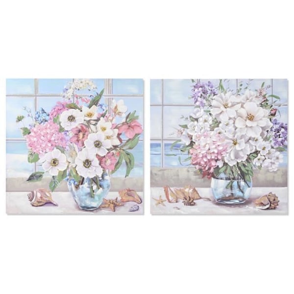 kehys 100 x 2,8 x 100 cm 100 x 3 x 100 cm shabby chic (2 kpl)