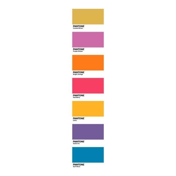 Påslakan - Fun Deck D Pantone - 220x260 cm - 100 % bomull - Flerfärgad - Modern design Flerfärgad