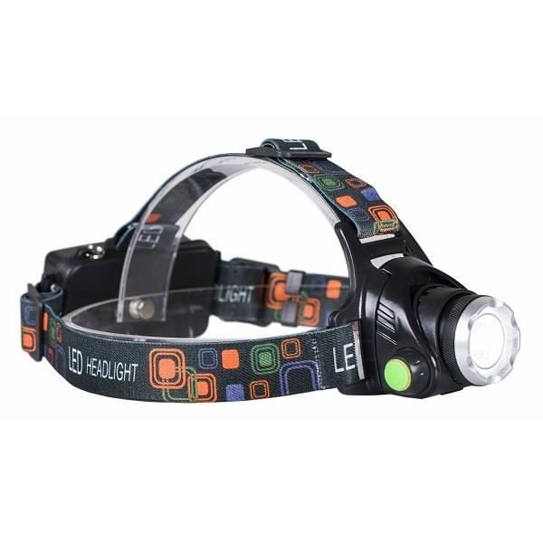 Trådløs Hovedlampe T6 - LIBOX - LB0107 - Meget Lysstærk - Fleksibel Anvendelse - Høj Kvalitet