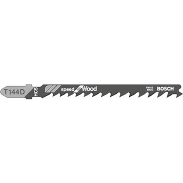 5 blad för Speed for Wood T 144 D sticksåg - BOSCH - 2608630040 Grå
