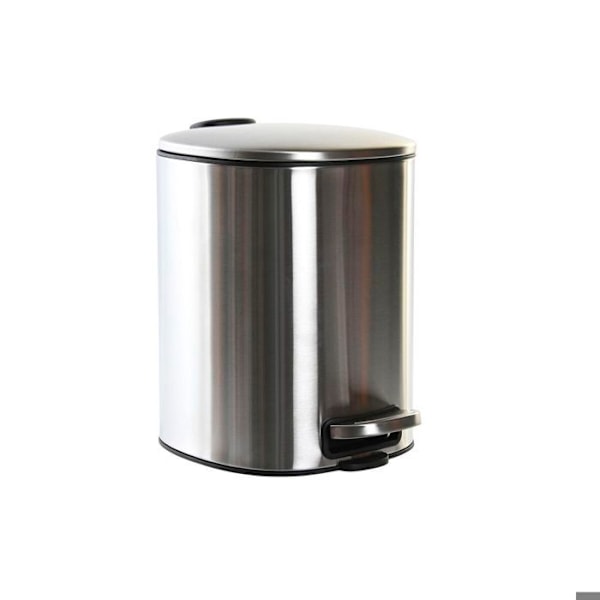 Pedalspand rustfrit stål polypropylen DKD Home Decor silver-
