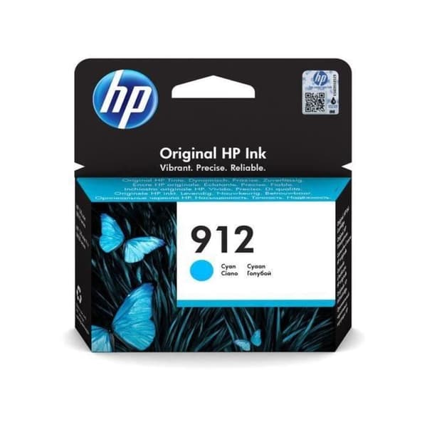 HP 912 ægte cyan blækpatron (3YL77AE) til HP OfficeJet 8010/Pro 8020