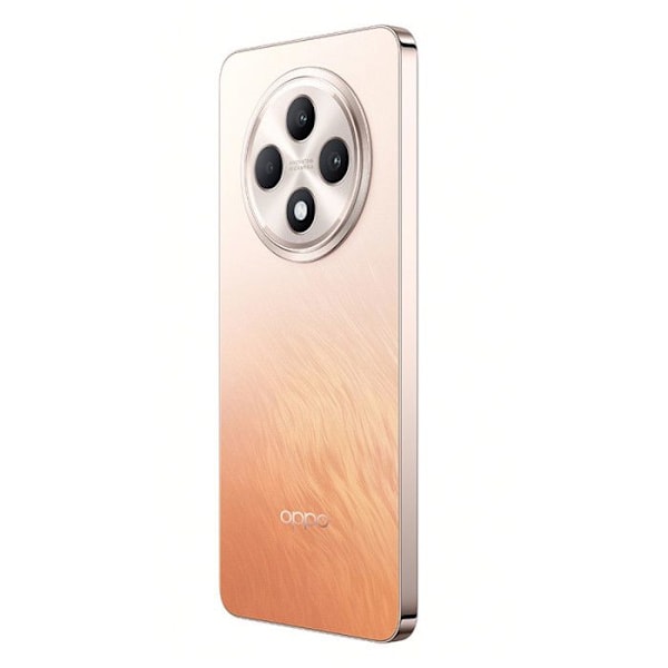 OPPO Reno12 F 4G -älypuhelin oranssin värisenä 6,67 tuuman AMOLED-näyttö 120 Hz Full HD+, 1080 x 2400 pikseliä, 8 Gt DDR4 + RAM