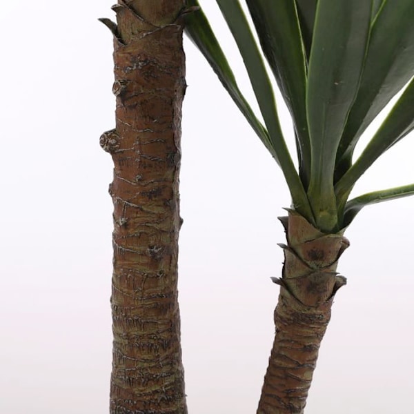 Glimmerdekorationer Yucca Konstgjorda växter - H120 x Ã˜70 cm Grön