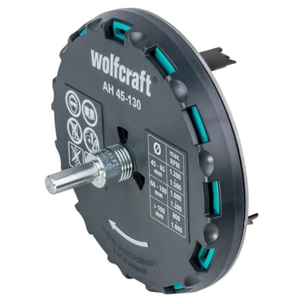 Justerbar hålsåg Ã¸ 45-130 - wolfcraft 5978000 Grå