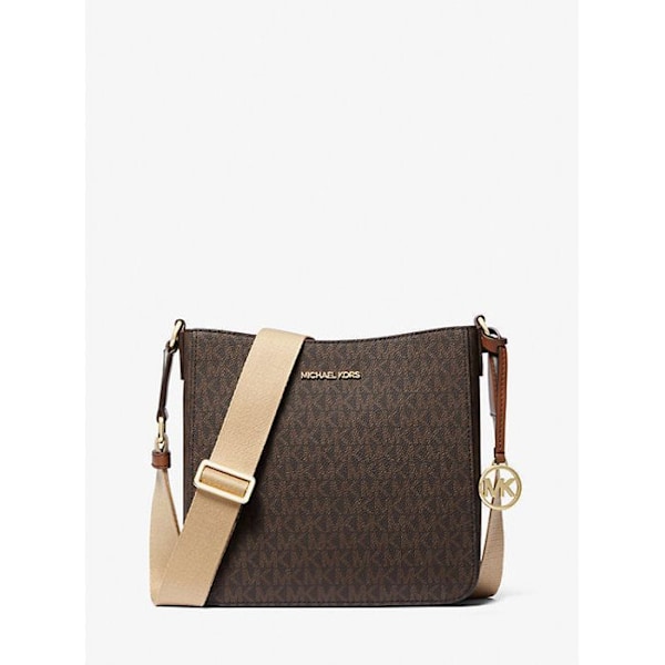 Tas messenger - Michael Kors - Jet Set Travel - Læder - Brun - Størrelse Lille kastanj