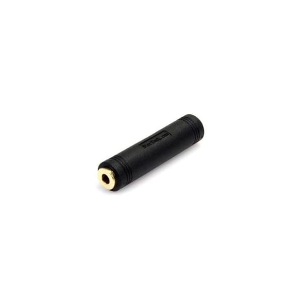 Lydadapter - STARTECH - GCAUD3535FF - 1 x Mini Jack Hun - Guld - Sort