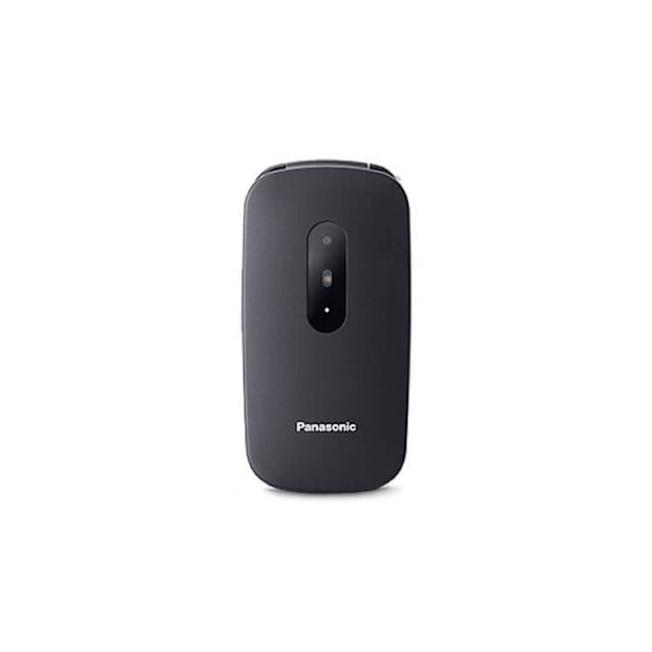 Panasonic KX-TU446 Flip mobiltelefon til seniorer stødsikker sort Sort