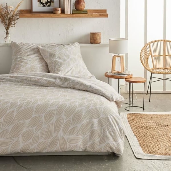 Sängkläder - TODAY Crazy - Grafiskt Tryck - 2 personer - 220 x 240 cm - Beige Beige