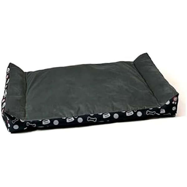 GO GIFT Lit pour Animal de Compagnie XL Graphite 97 x 8 x 96 cm