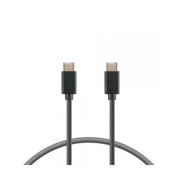 USB-opladningskabel - KSIX - BXCUC03S - USB-C (M) til USB-C (M) - 1 meter - Sort