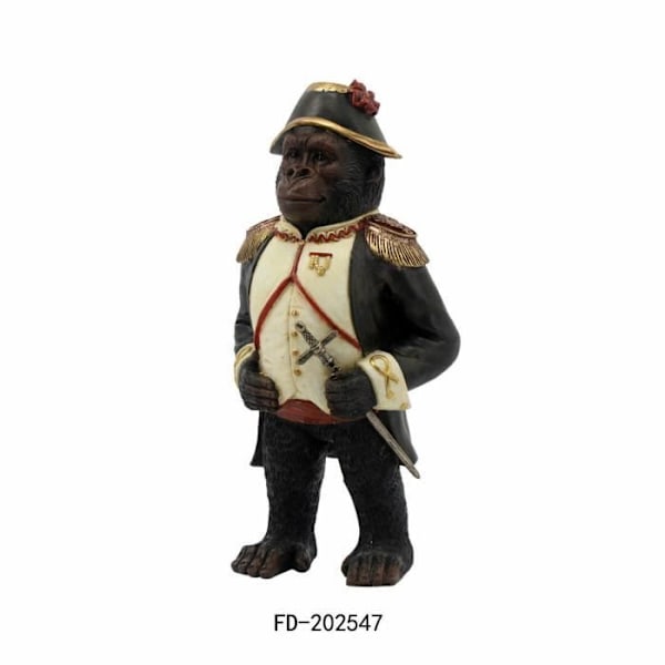 dekorativ figur 16,5 x 12 x 32 cm gorilla